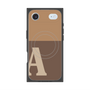 プレミアムスクエアケース with MagSafe［ オリジナル - initial two tone - A brown ］