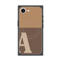 プレミアムスクエアケース with MagSafe［ オリジナル - initial two tone - A brown ］