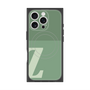 プレミアムスクエアケース with MagSafe［ オリジナル - initial two tone - Z green ］