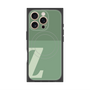 プレミアムスクエアケース with MagSafe［ オリジナル - initial two tone - Z green ］