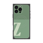プレミアムスクエアケース with MagSafe［ オリジナル - initial two tone - Z green ］