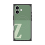 プレミアムスクエアケース with MagSafe［ オリジナル - initial two tone - Z green ］