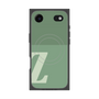 プレミアムスクエアケース with MagSafe［ オリジナル - initial two tone - Z green ］
