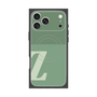 プレミアムスクエアケース with MagSafe［ オリジナル - initial two tone - Z green ］