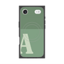 プレミアムスクエアケース with MagSafe［ オリジナル - initial two tone - A green ］