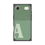 プレミアムスクエアケース with MagSafe［ オリジナル - initial two tone - A green ］