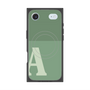 プレミアムスクエアケース with MagSafe［ オリジナル - initial two tone - A green ］
