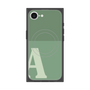 プレミアムスクエアケース with MagSafe［ オリジナル - initial two tone - A green ］