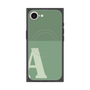 プレミアムスクエアケース with MagSafe［ オリジナル - initial two tone - A green ］