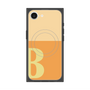 プレミアムスクエアケース with MagSafe［ オリジナル - initial two tone - B orange ］