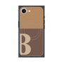プレミアムスクエアケース with MagSafe［ オリジナル - initial two tone - B brown ］