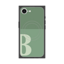 プレミアムスクエアケース with MagSafe［ オリジナル - initial two tone - B green ］