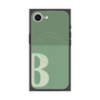 プレミアムスクエアケース with MagSafe［ オリジナル - initial two tone - B green ］