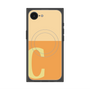 プレミアムスクエアケース with MagSafe［ オリジナル - initial two tone - C orange ］
