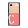 プレミアムスクエアケース with MagSafe［ オリジナル - initial two tone - C pink ］