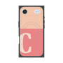プレミアムスクエアケース with MagSafe［ オリジナル - initial two tone - C pink ］