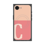 プレミアムスクエアケース with MagSafe［ オリジナル - initial two tone - C pink ］