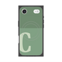 プレミアムスクエアケース with MagSafe［ オリジナル - initial two tone - C green ］
