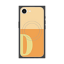プレミアムスクエアケース with MagSafe［ オリジナル - initial two tone - D orange ］