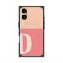 プレミアムスクエアケース with MagSafe［ オリジナル - initial two tone - D pink ］