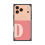 プレミアムスクエアケース with MagSafe［ オリジナル - initial two tone - D pink ］