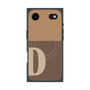 プレミアムスクエアケース with MagSafe［ オリジナル - initial two tone - D brown ］