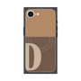 プレミアムスクエアケース with MagSafe［ オリジナル - initial two tone - D brown ］