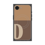 プレミアムスクエアケース with MagSafe［ オリジナル - initial two tone - D brown ］