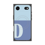 プレミアムスクエアケース with MagSafe［ オリジナル - initial two tone - D blue ］