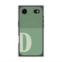 プレミアムスクエアケース with MagSafe［ オリジナル - initial two tone - D green ］
