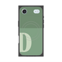 プレミアムスクエアケース with MagSafe［ オリジナル - initial two tone - D green ］