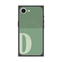 プレミアムスクエアケース with MagSafe［ オリジナル - initial two tone - D green ］