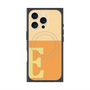 プレミアムスクエアケース with MagSafe［ オリジナル - initial two tone - E orange ］