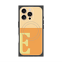 プレミアムスクエアケース with MagSafe［ オリジナル - initial two tone - E orange ］