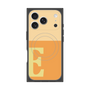 プレミアムスクエアケース with MagSafe［ オリジナル - initial two tone - E orange ］