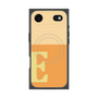 プレミアムスクエアケース with MagSafe［ オリジナル - initial two tone - E orange ］