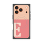 プレミアムスクエアケース with MagSafe［ オリジナル - initial two tone - E pink ］
