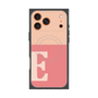 プレミアムスクエアケース with MagSafe［ オリジナル - initial two tone - E pink ］