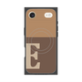 プレミアムスクエアケース with MagSafe［ オリジナル - initial two tone - E brown ］