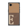 プレミアムスクエアケース with MagSafe［ オリジナル - initial two tone - E brown ］