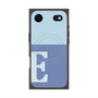 プレミアムスクエアケース with MagSafe［ オリジナル - initial two tone - E blue ］