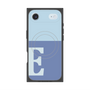 プレミアムスクエアケース with MagSafe［ オリジナル - initial two tone - E blue ］