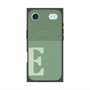 プレミアムスクエアケース with MagSafe［ オリジナル - initial two tone - E green ］