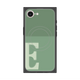 プレミアムスクエアケース with MagSafe［ オリジナル - initial two tone - E green ］