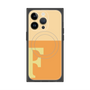 プレミアムスクエアケース with MagSafe［ オリジナル - initial two tone - F orange ］
