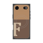 プレミアムスクエアケース with MagSafe［ オリジナル - initial two tone - F brown ］