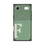 プレミアムスクエアケース with MagSafe［ オリジナル - initial two tone - F green ］