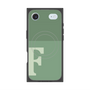 プレミアムスクエアケース with MagSafe［ オリジナル - initial two tone - F green ］