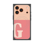 プレミアムスクエアケース with MagSafe［ オリジナル - initial two tone - G pink ］