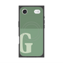 プレミアムスクエアケース with MagSafe［ オリジナル - initial two tone - G green ］